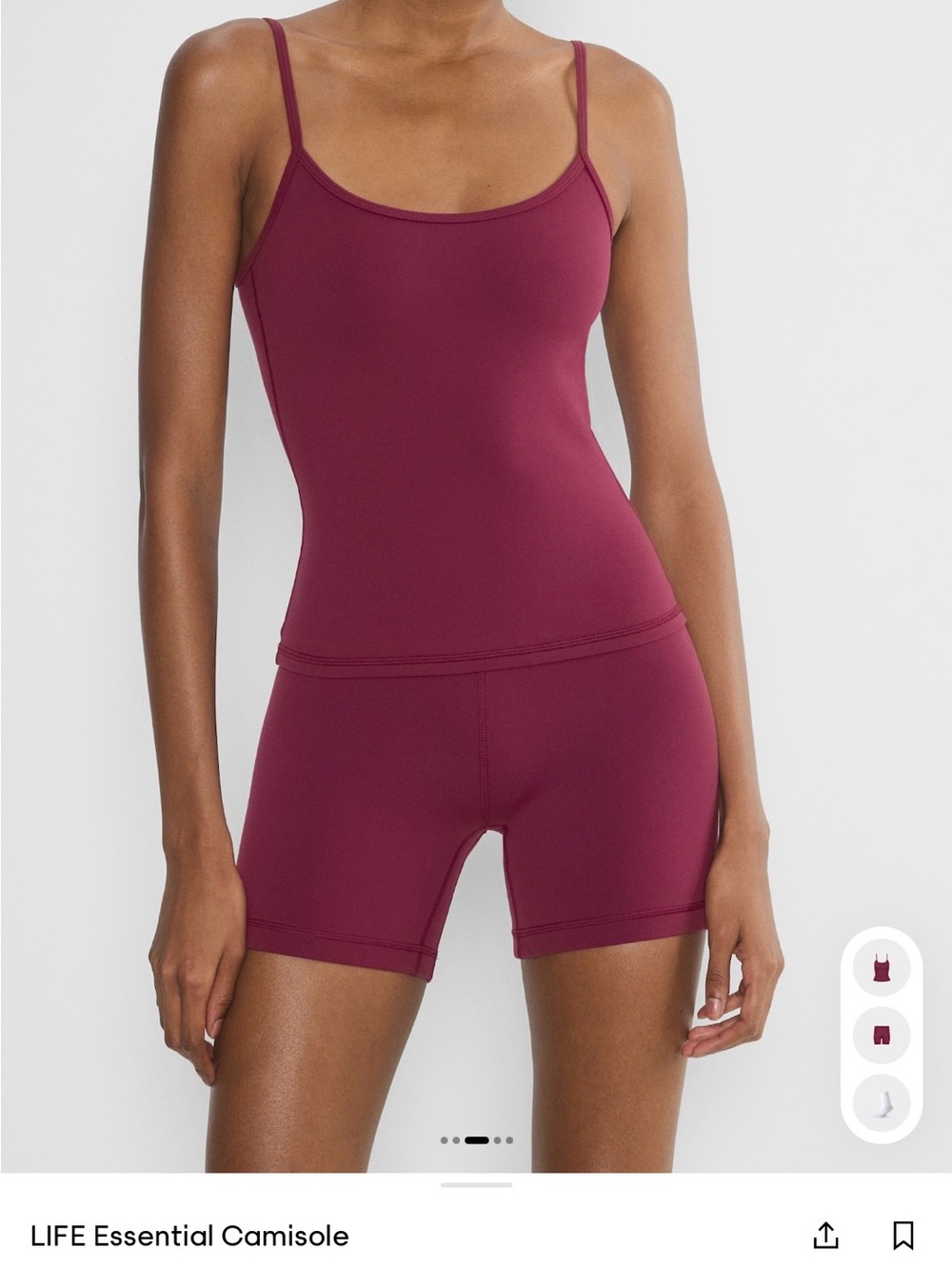 Aritzia Life Essential Women's Camisole - Twinberry Red